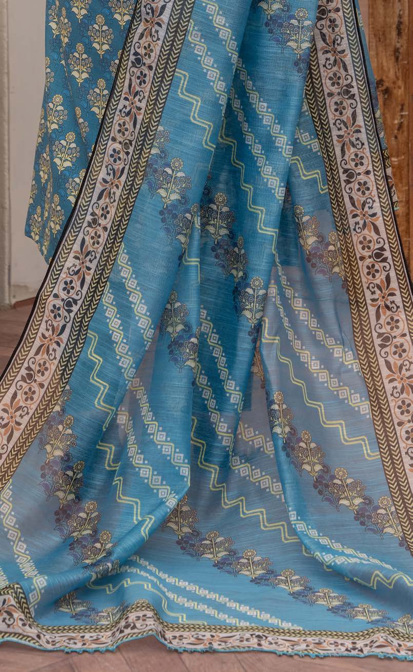 Ensemble Pakistanais Bleu Brodé - Été 2025 Mahnoor