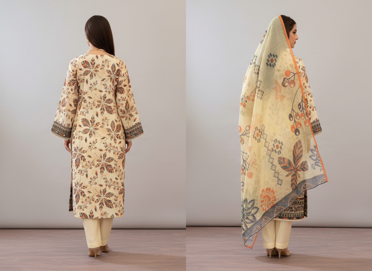 Soni Luxury Lawn 03 – Ensemble brodé 3 pièces pour femme