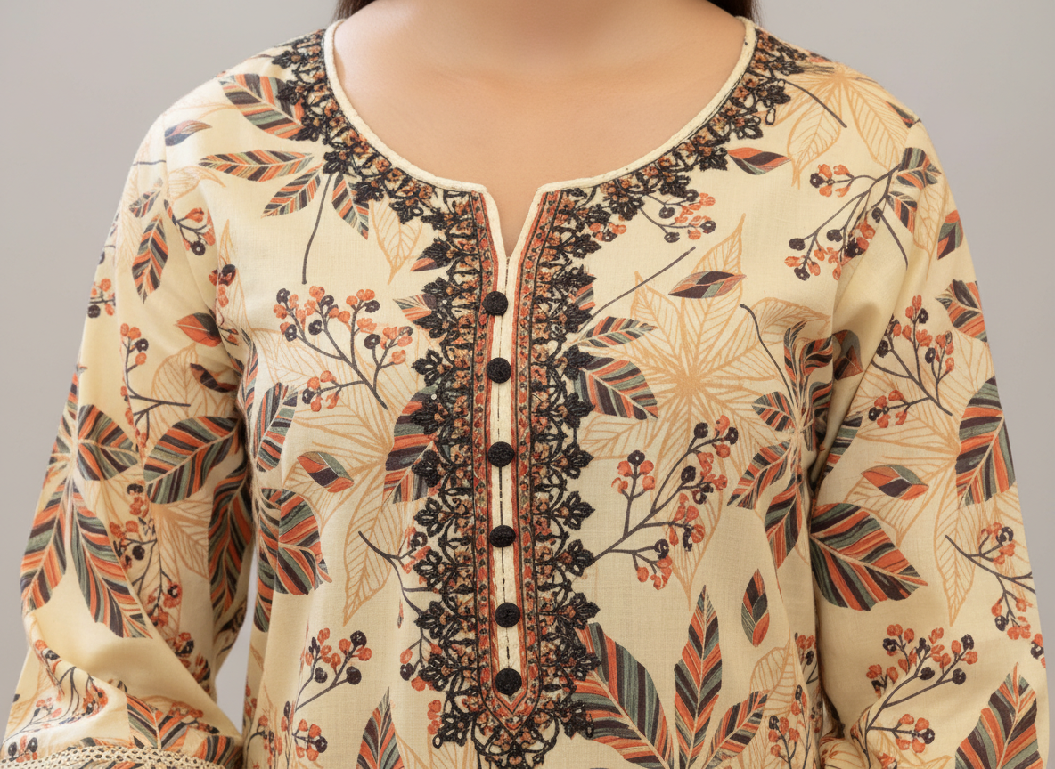 Soni Luxury Lawn 03 – Ensemble brodé 3 pièces pour femme