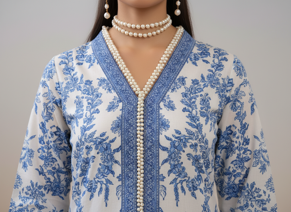 Soni Luxury Lawn 01 – Ensemble brodé 3 pièces pour femme