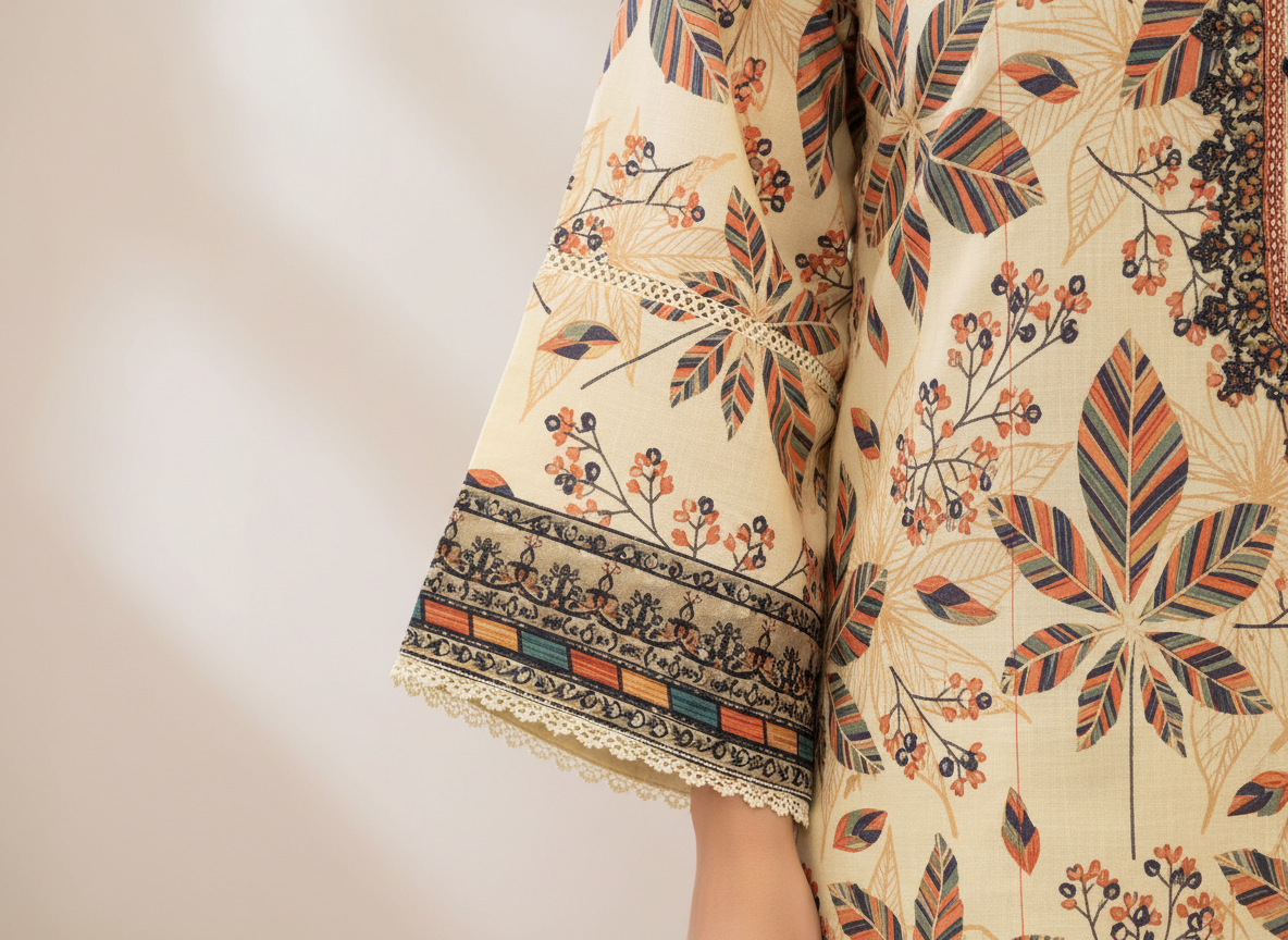 Soni Luxury Lawn 03 – Ensemble brodé 3 pièces pour femme