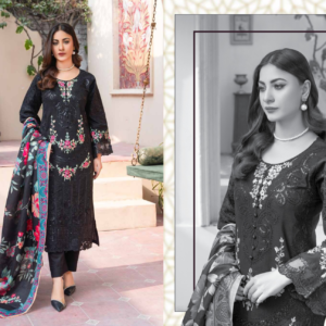 Khaddar Soni Winter Dress