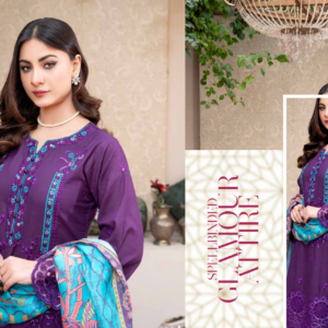 Original Khaddar Soni Embroidered 3-Piece Suit