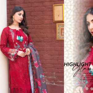 Original Khaddar Soni Embroidered 3-Piece Suit
