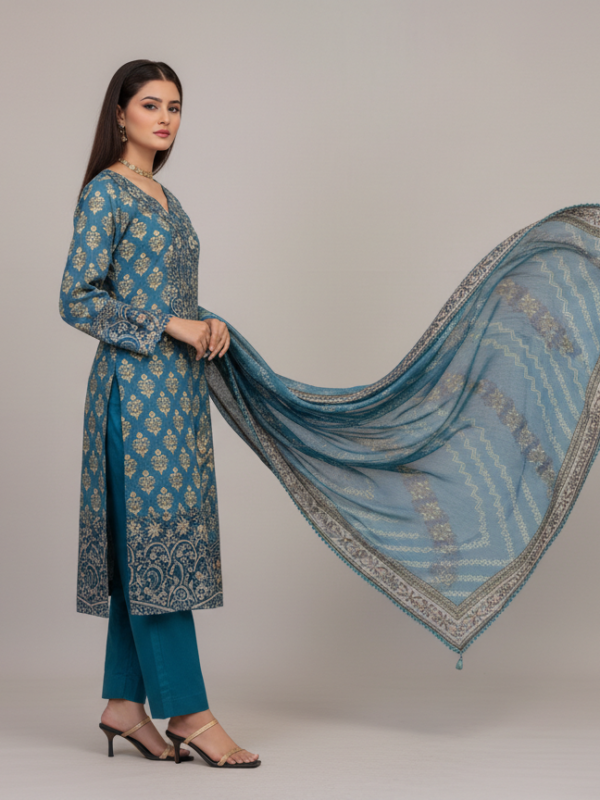 Soni luxury lawn Premium Ready-to-Wear 02-Lawn Dress for Women