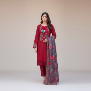 Home original khaddar soni embroidered 3 piece suit