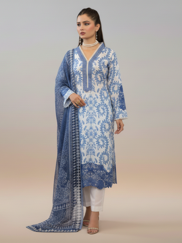 Soni luxury lawn Premium Ready-to-Wear 01-Lawn for Women