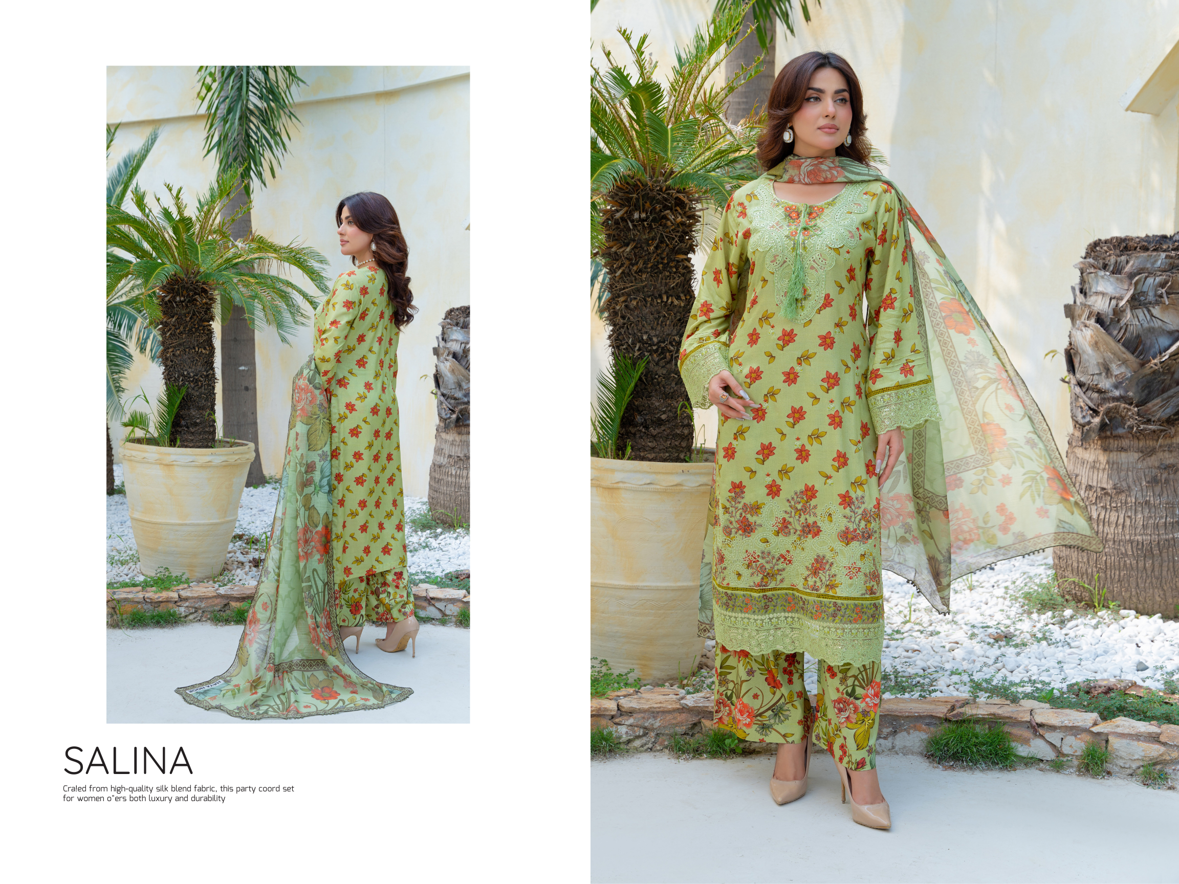 Haya Noor Embroidered Slub Linen stitched 3 Piece Suit -Winter Collection Haya Noor Embroidered Slub Linen stitched 3 Piece Suit -Winter Collection