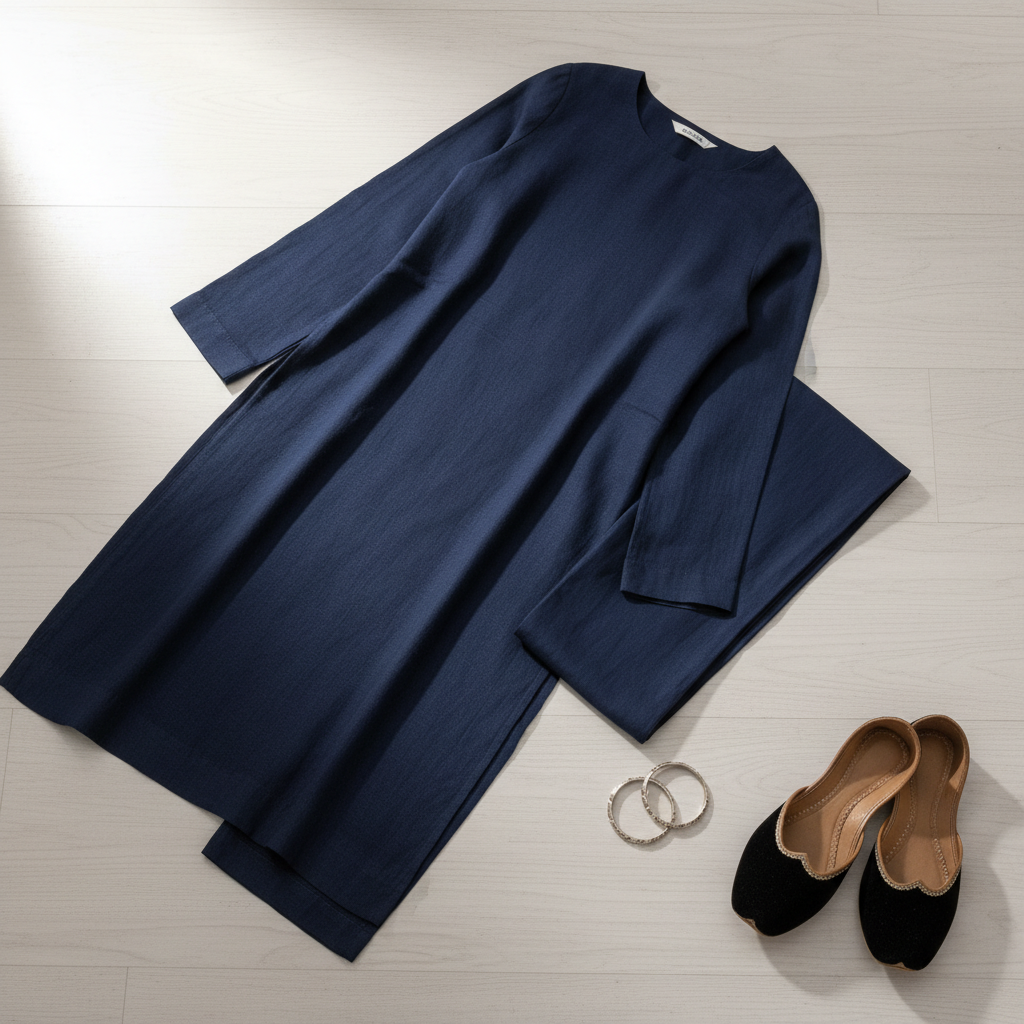 flat lay solid linen