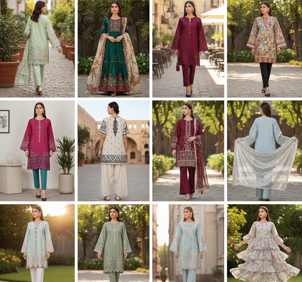 awn Dresses, Summer Fashion 2026, Pakistani Fashion, Women's Clothing, Lawn Collection 2026